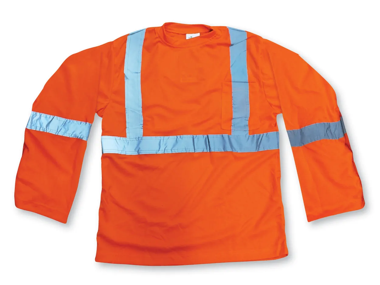 100% Soft Polyester Traffic Safety Shirt - Style #6012