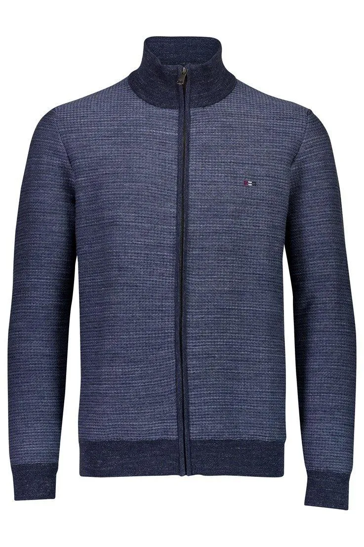 Bison Structure Zip Cardigan