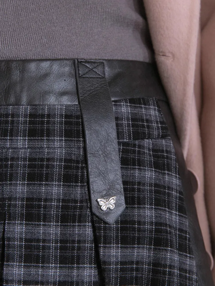 Pleated short skirt【s0000005780】
