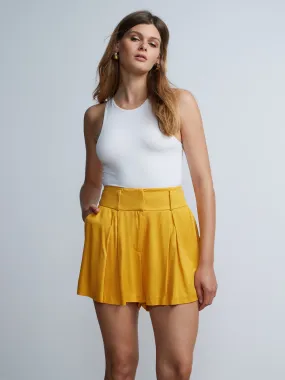 Pleated Suiting Pocket Short