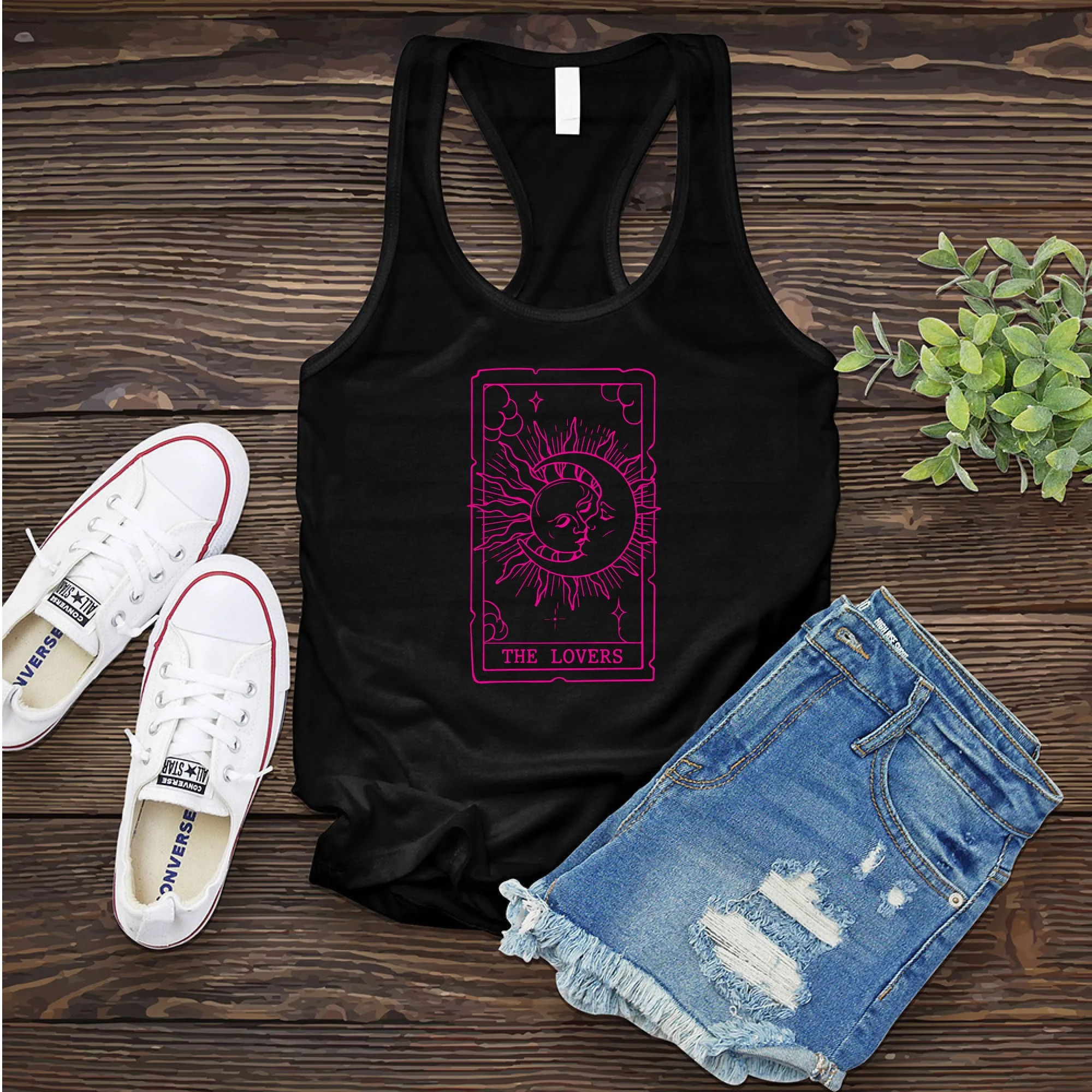 The Lovers Tarot Card Women's Tank Top